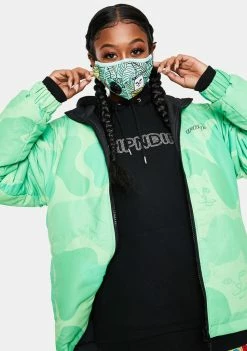 RIPNDIP Nermal Leaf Ventilator Face Mask Face Masks