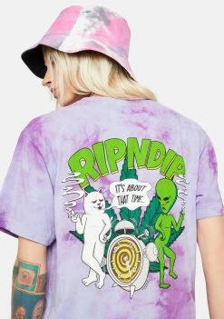 RIPNDIP Tops Bout Time Graphic Tee