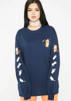 RIPNDIP Berry Nermal Pills Long Sleeve Top Tops