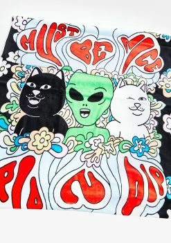 RIPNDIP Flower Child Beach Towel Bath