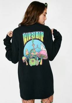 RIPNDIP Tops Psychedelic Long Sleeve Tee