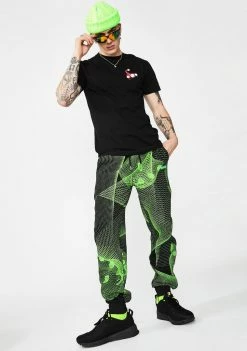 RIPNDIP Future Trip Glow In The Dark Sweatpants Bottoms