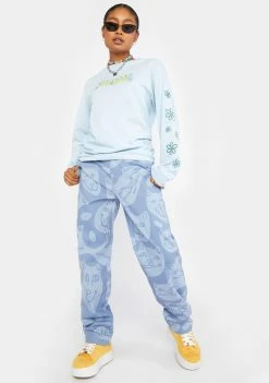 RIPNDIP Many Faced Cotton Twill Pants Bottoms