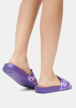 RIPNDIP Purple Camo Lord Nermal Slides Sandals