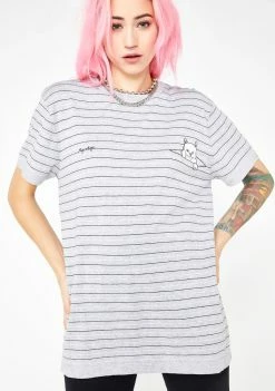 RIPNDIP Tops Wicked Peek A Nermal Knit Tee