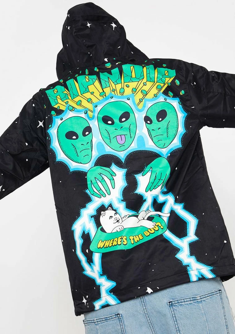 Top 10 🔔 RIPNDIP Nebulan Anorak Jacket Outerwear 👏 4 RIPNDIP Nebulan Anorak Jacket Outerwear