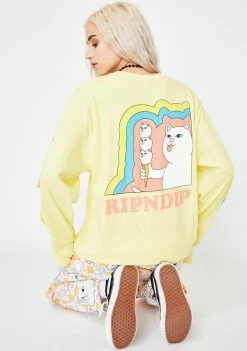 RIPNDIP Lick Me Long Sleeve Tee Tops