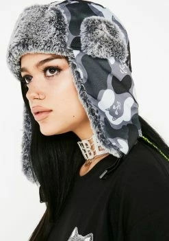 RIPNDIP Hats Blackout Nerm Camo Aviator Hat