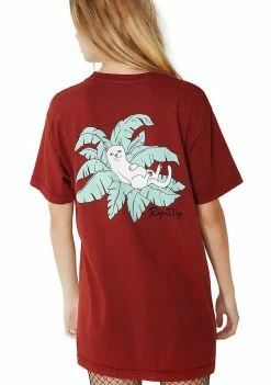 RIPNDIP Tops Nermal Leaf Tee