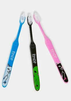 Bath Ripndip Character Toothbrush 3 Pack