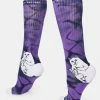 RIPNDIP Purple Lightning Lord Nermal Socks Socks & Tights