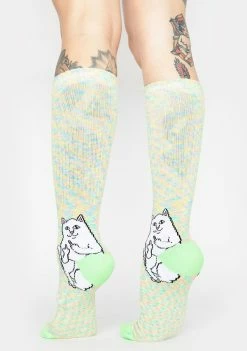 RIPNDIP Mint Speckle Lord Nermal Socks Socks & Tights