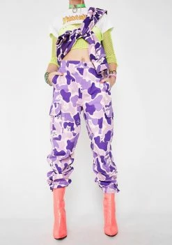 RIPNDIP Bottoms Invisible Purple Cargo Pants
