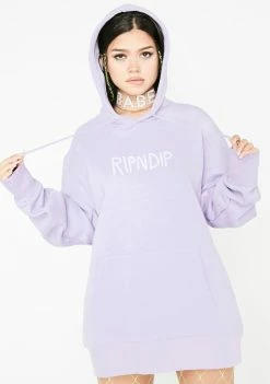 RIPNDIP Rubber Logo Hoodie Tops