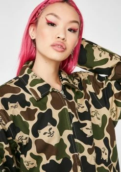 RIPNDIP Nermal Camo Coach Jacket