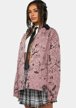 RIPNDIP We Don't Care Coaches Jacket