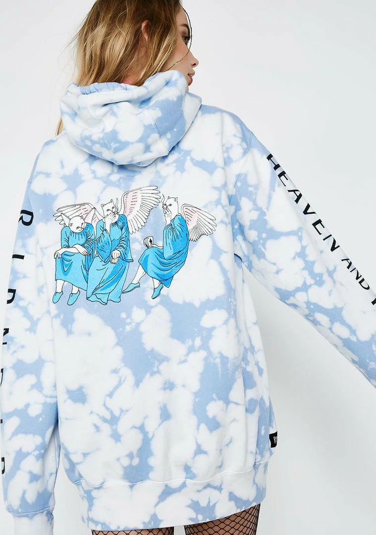 Brand new π RIPNDIP Tops Heaven And Hell Pullover Hoodie π 3 RIPNDIP Tops Heaven And Hell Pullover Hoodie