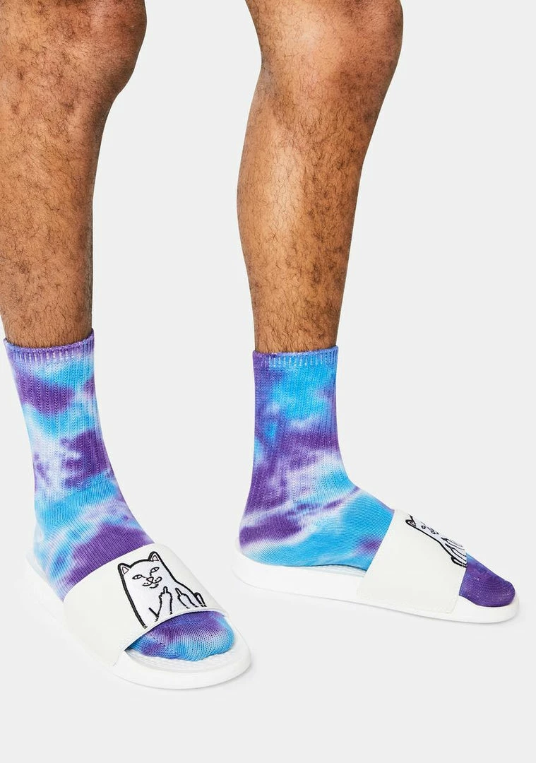 New ❤️ RIPNDIP Lord Nermal Color Change Slides ❤️ 4 RIPNDIP Lord Nermal Color Change Slides