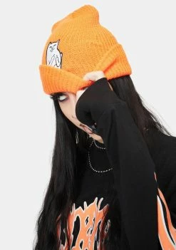 RIPNDIP Orange Lord Nermal Beanie