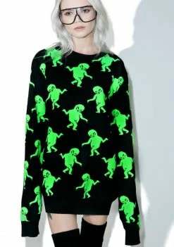 Wholesale π RIPNDIP Tops Dancing Alien Sweater β 9 RIPNDIP Tops Dancing Alien Sweater