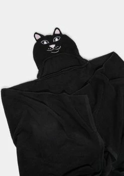 RIPNDIP Black Lord Jerm Hooded Bath Towel