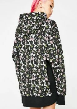 RIPNDIP Nerm Flower Pattern Pullover Hoodie