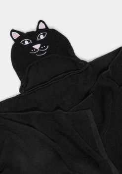 RIPNDIP Black Lord Jerm Hooded Bath Towel
