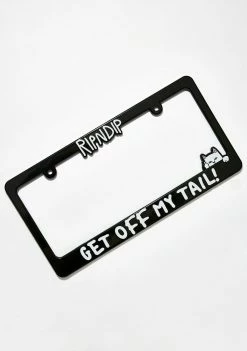 RIPNDIP Midnight Tailgate License Plate Frame