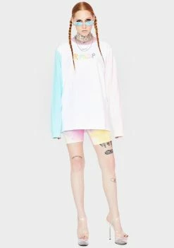 RIPNDIP Tops Embroidered Logo Long Sleeve Tee
