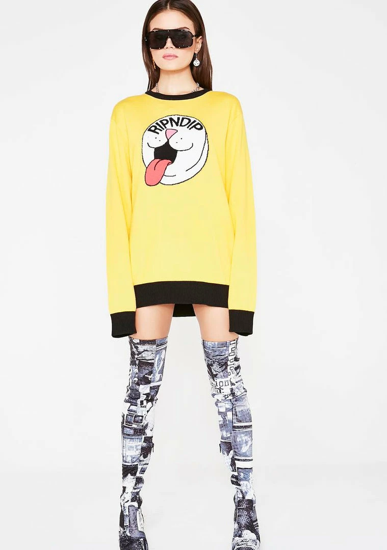 Best deal ๐ฅ RIPNDIP Pill Knit Sweater ๐ 6 RIPNDIP Pill Knit Sweater
