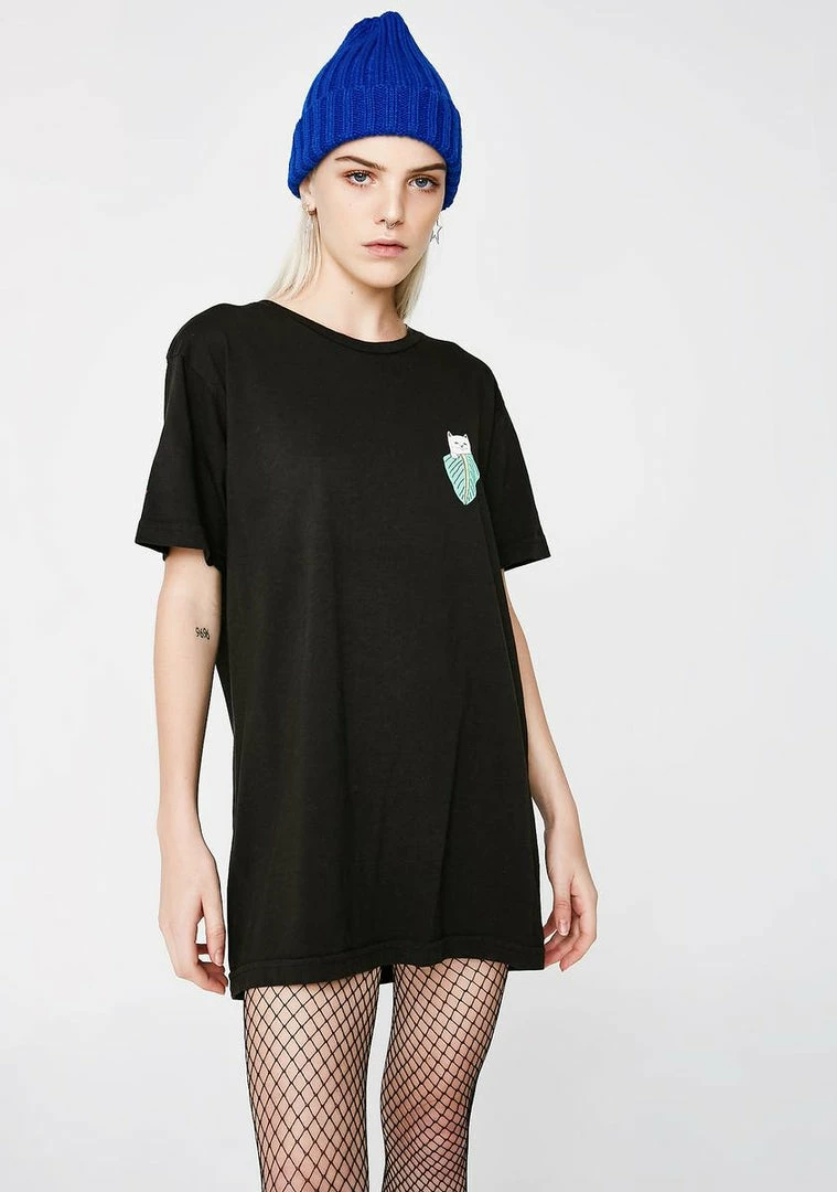 Cheapest ๐งจ RIPNDIP Tops Onyx Nermal Portrait Tee โ 6 RIPNDIP Tops Onyx Nermal Portrait Tee