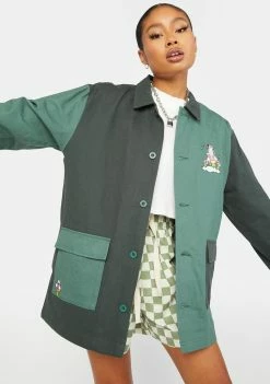 Brand new 💯 RIPNDIP Outerwear Sensai Color Block Military Jacket 🔔 9 RIPNDIP Outerwear Sensai Color Block Military Jacket