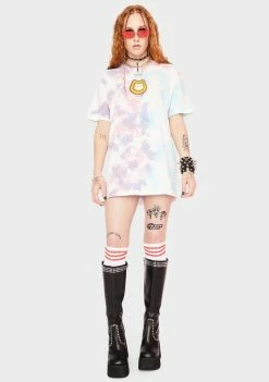 RIPNDIP Tops Cerberus Tie Dye Graphic Tee
